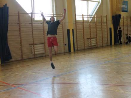 Amatorski Badminton na Hali Sportowej w Strumieniu foto. www.sport.strumien.pl